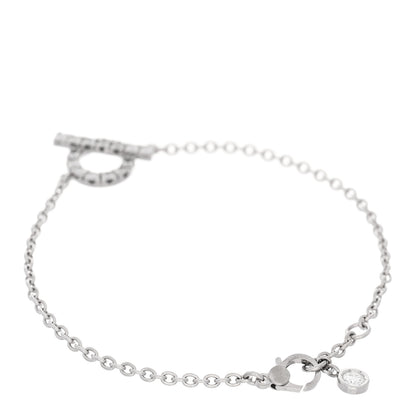 Hermes 18K White Gold Diamond Finesse Bracelet SH 2 of 3