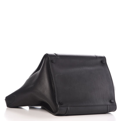 Celine Supple Calfskin Medium Phantom Luggage Black 4 of 22