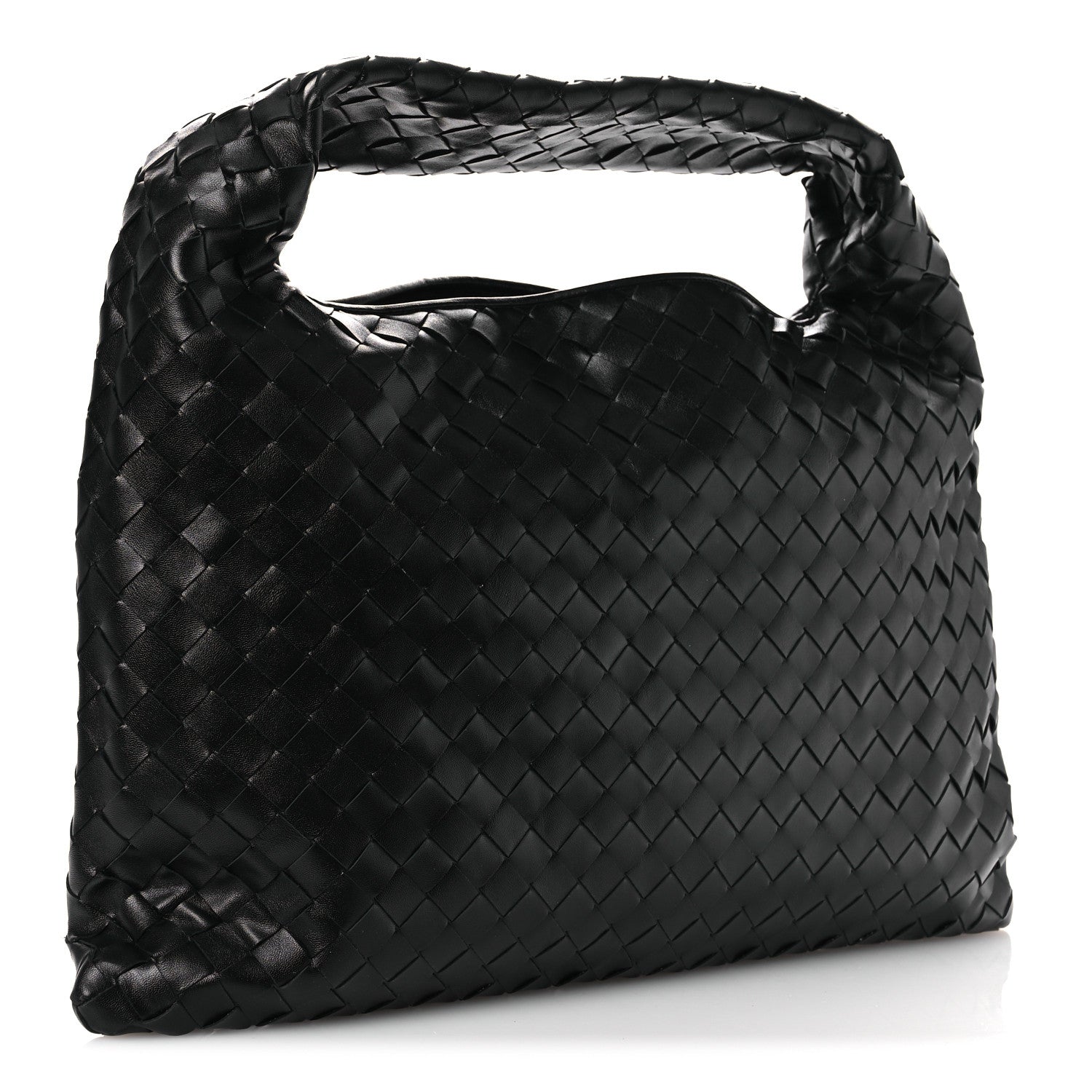 Bottega Veneta Calfskin Intrecciato Small Hop Black 3 of 10