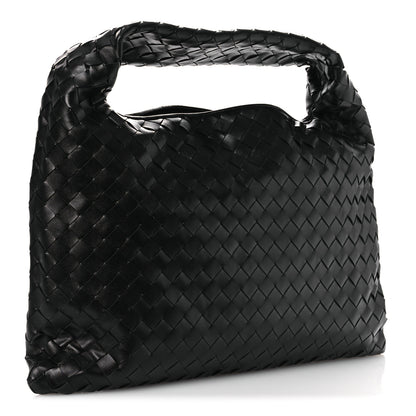 Bottega Veneta Calfskin Intrecciato Small Hop Black 3 of 10