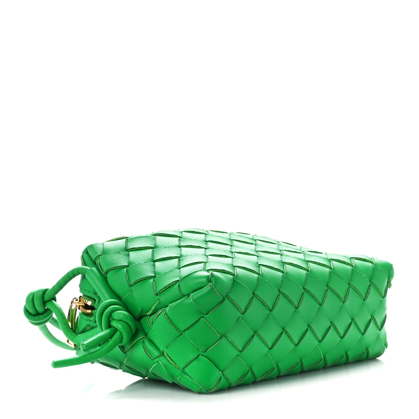 Nappa Intrecciato Mini Loop Camera Bag Parakeet