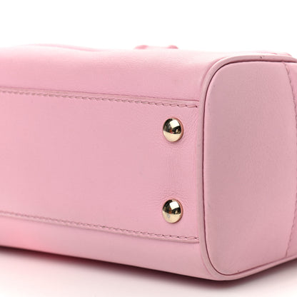 Versace Calfskin Crystal Medium Baroque Palazzo Empire Bag Pink 10 of 19