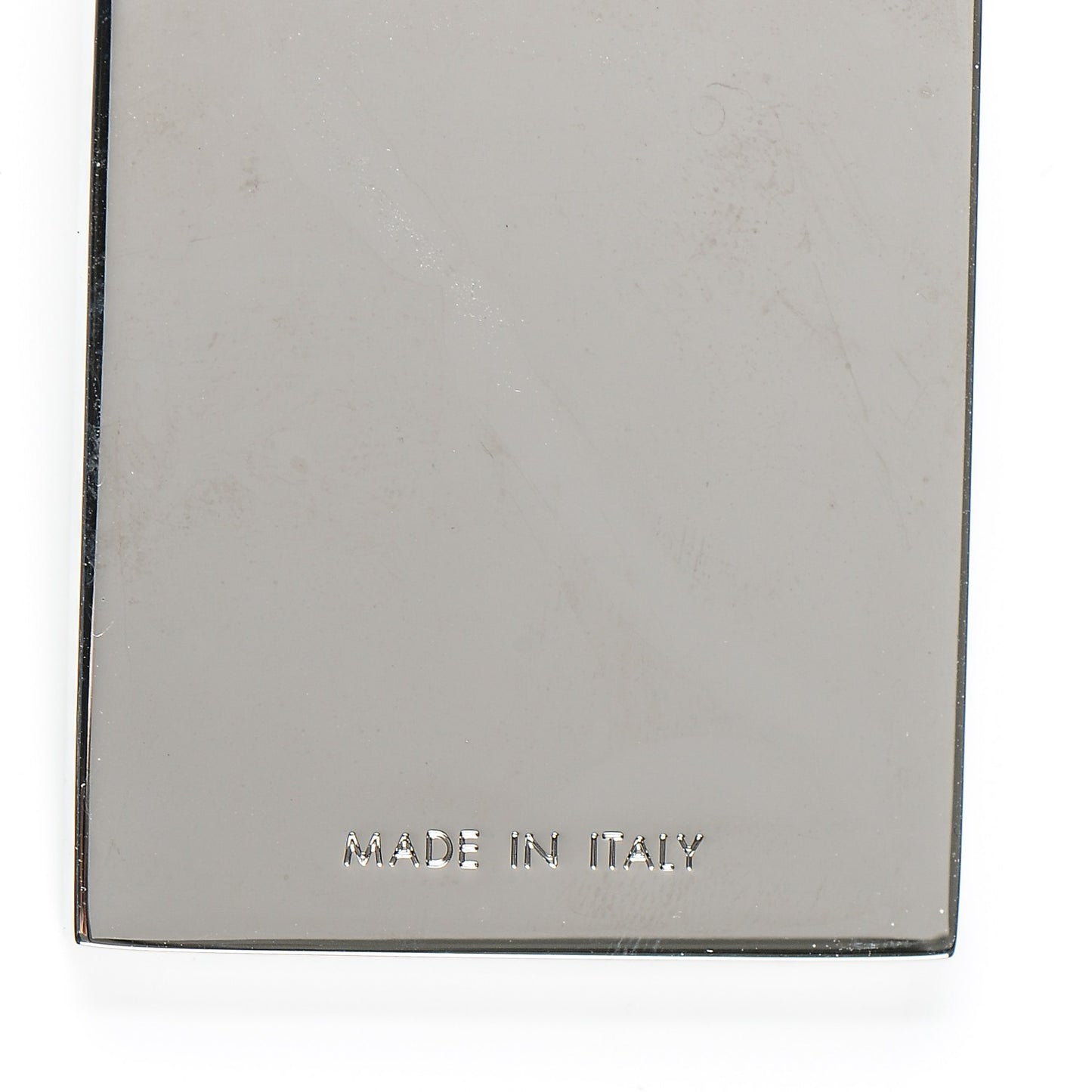 Metal Luggage Tag Key Holder Silver