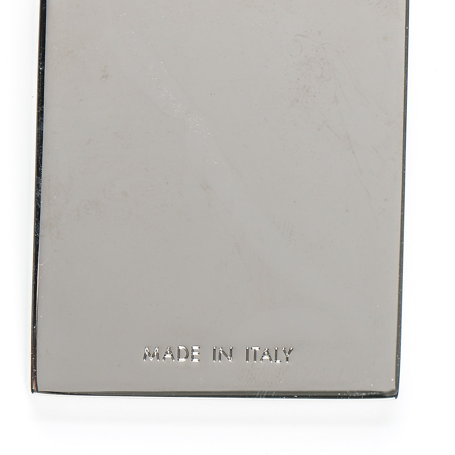 Louis Vuitton Metal Luggage Tag Key Holder Silver 4 of 4