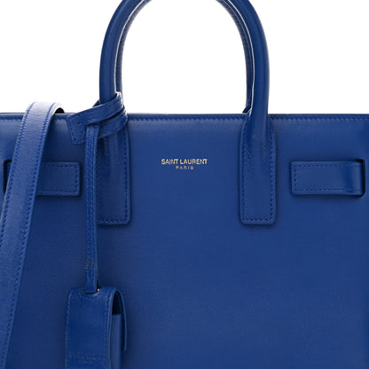 Saint Laurent Calfskin Nano Sac De Jour Cobalt Blue 7 of 12