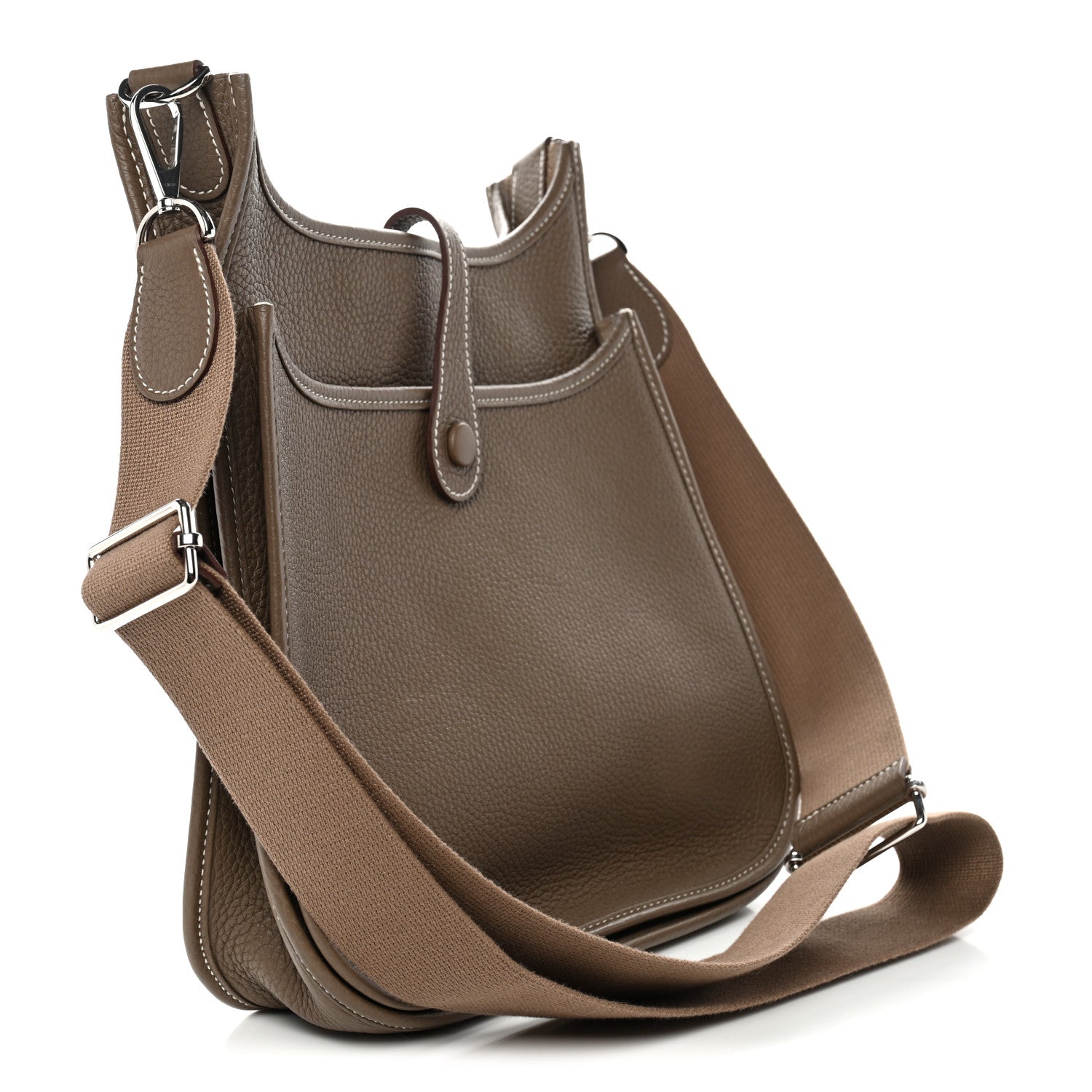 Hermes Taurillon Clemence Evelyne III PM Etoupe 3 of 11