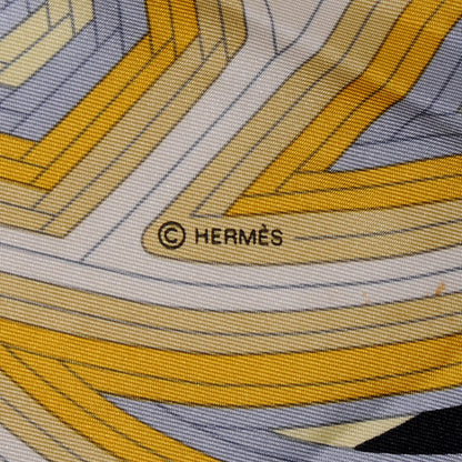 Hermes Silk L'Art du Temari Scarf 90 Black 5 of 6
