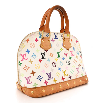 Louis Vuitton Monogram Multicolor Alma White 3 of 13