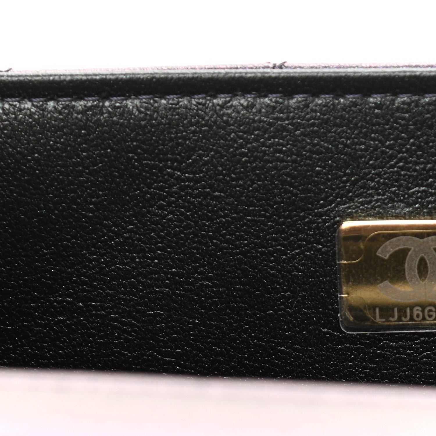 Chanel Iridescent Lambskin Quilted Mini Rectangular Flap Black 7 of 11
