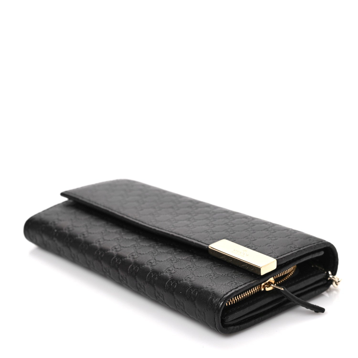 Gucci Soft Microguccissima Dice Chain Wallet Black 6 of 6