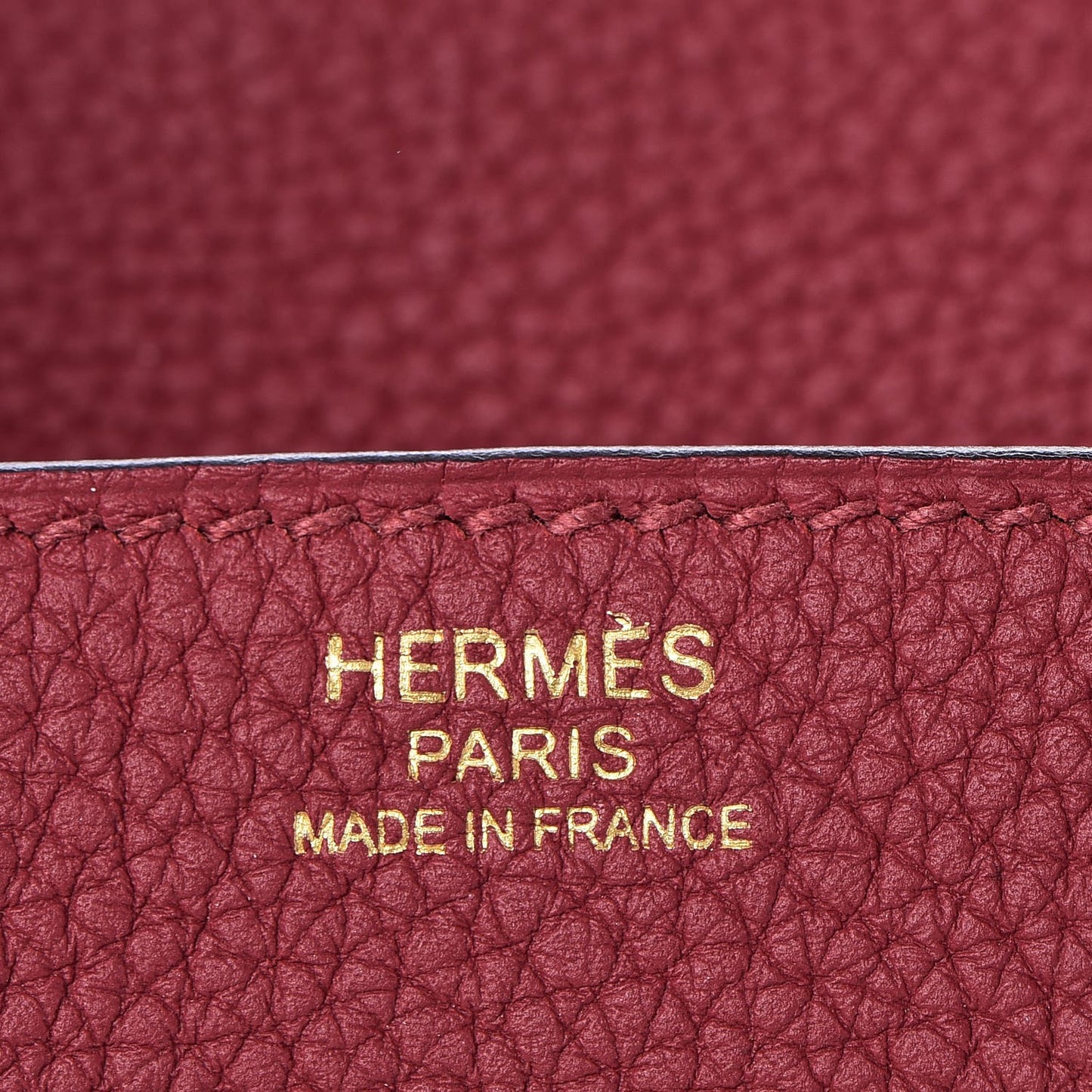 Togo Birkin 30 Rouge Grenat