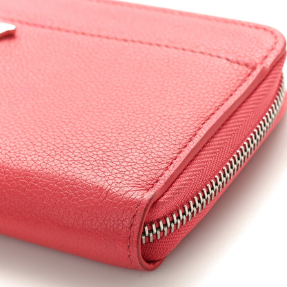 Louis Vuitton Calfskin Zippy Lockme Wallet Pink 8 of 8