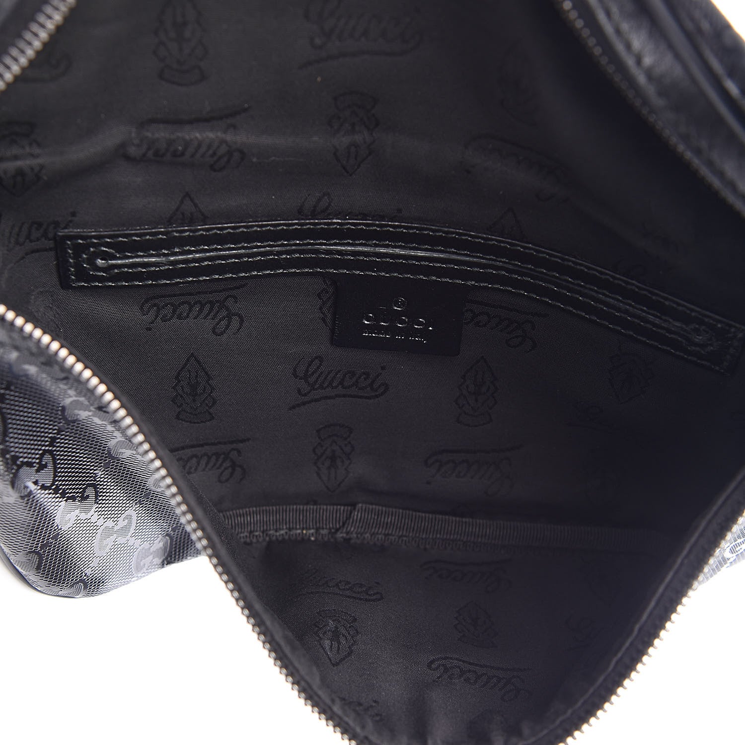 Gucci Imprime Monogram Belt Bag Black 5 of 10