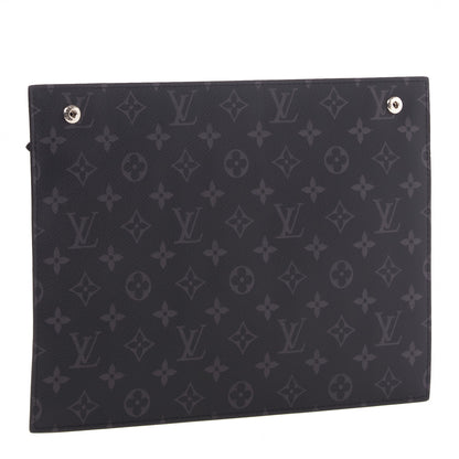 Louis Vuitton Monogram Eclipse Grand Sac Pochette 2 of 7