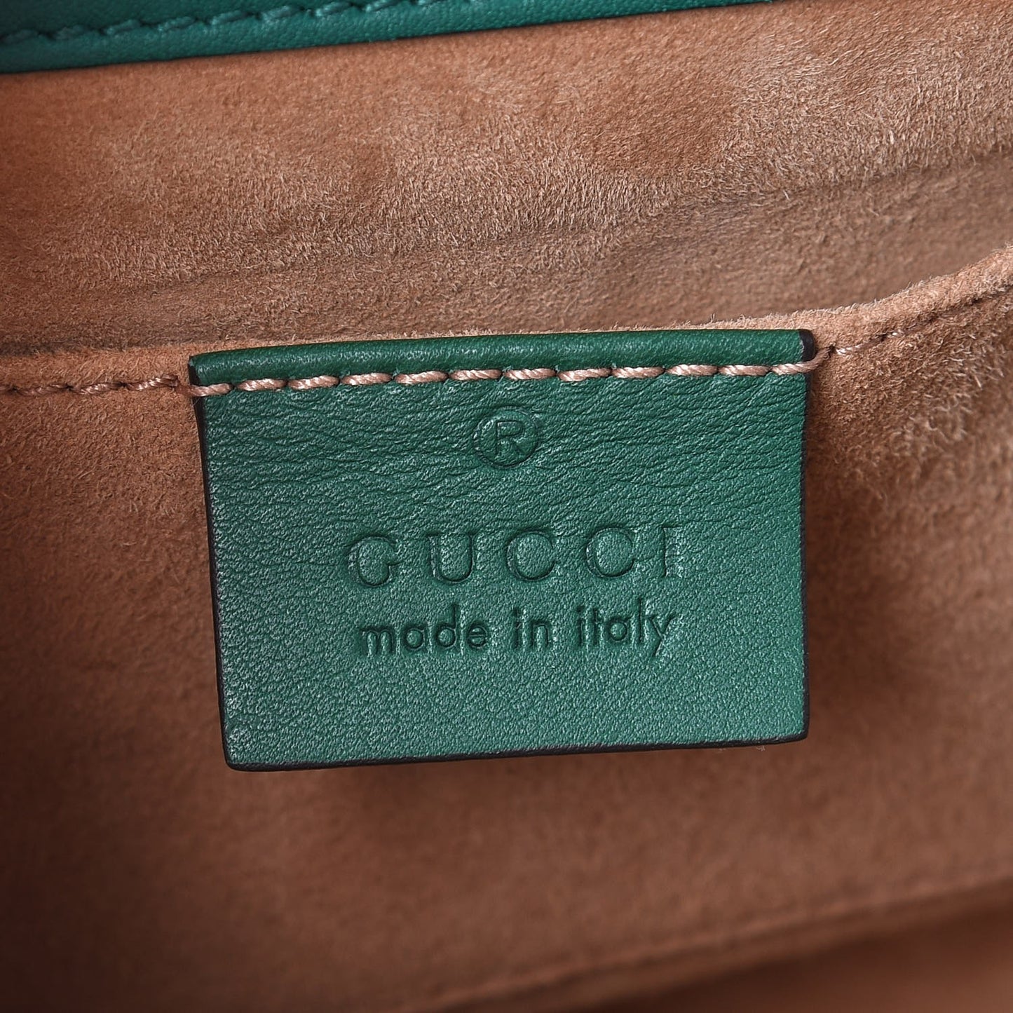 Calfskin Studded Small Padlock Shoulder Bag Emerald