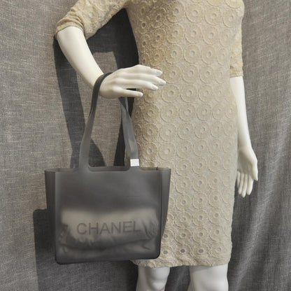 Chanel Jelly Rubber Tote Gray 2 of 8