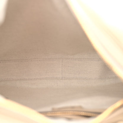 Gucci Aria Calfskin Web Large Attache Shoulder Bag Beige 5 of 11