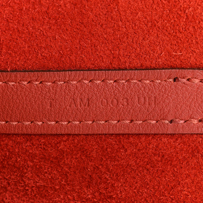 Hermes Taurillon Clemence Swift Picotin Lock 22 MM Rouge H Brique 7 of 9