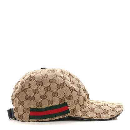 Gucci Monogram Web Baseball Hat S Beige Cocoa 5 of 8