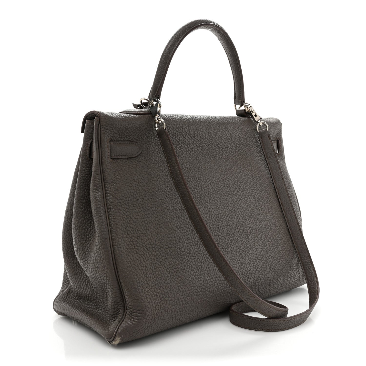 Hermes Togo Kelly Retourne 35 Etain 3 of 13