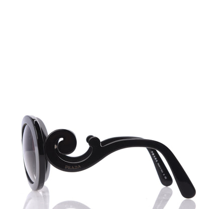 Prada Baroque Sunglasses SPR 27N Black 3 of 7