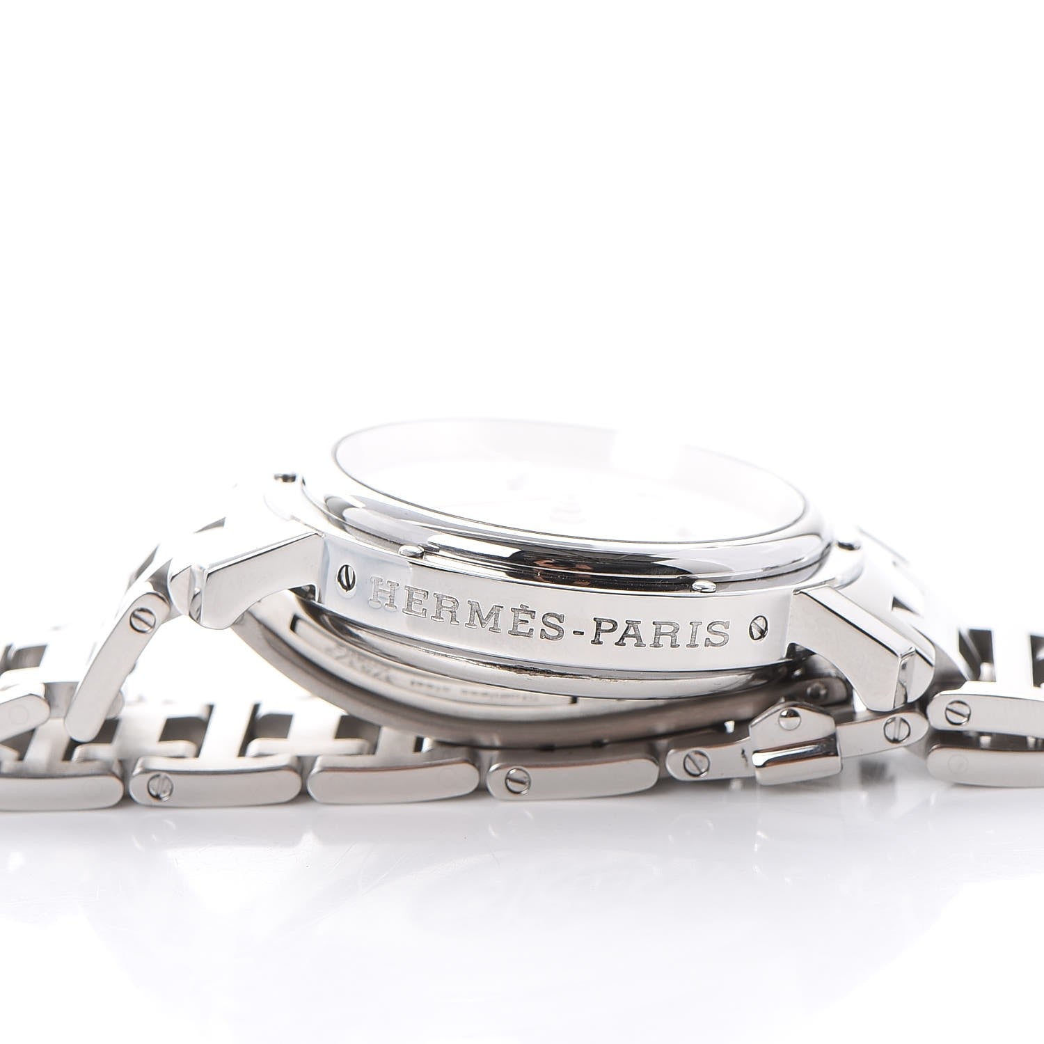 Hermes Stainless Steel 38mm Clipper Chronograph Quartz Watch 10 of 11