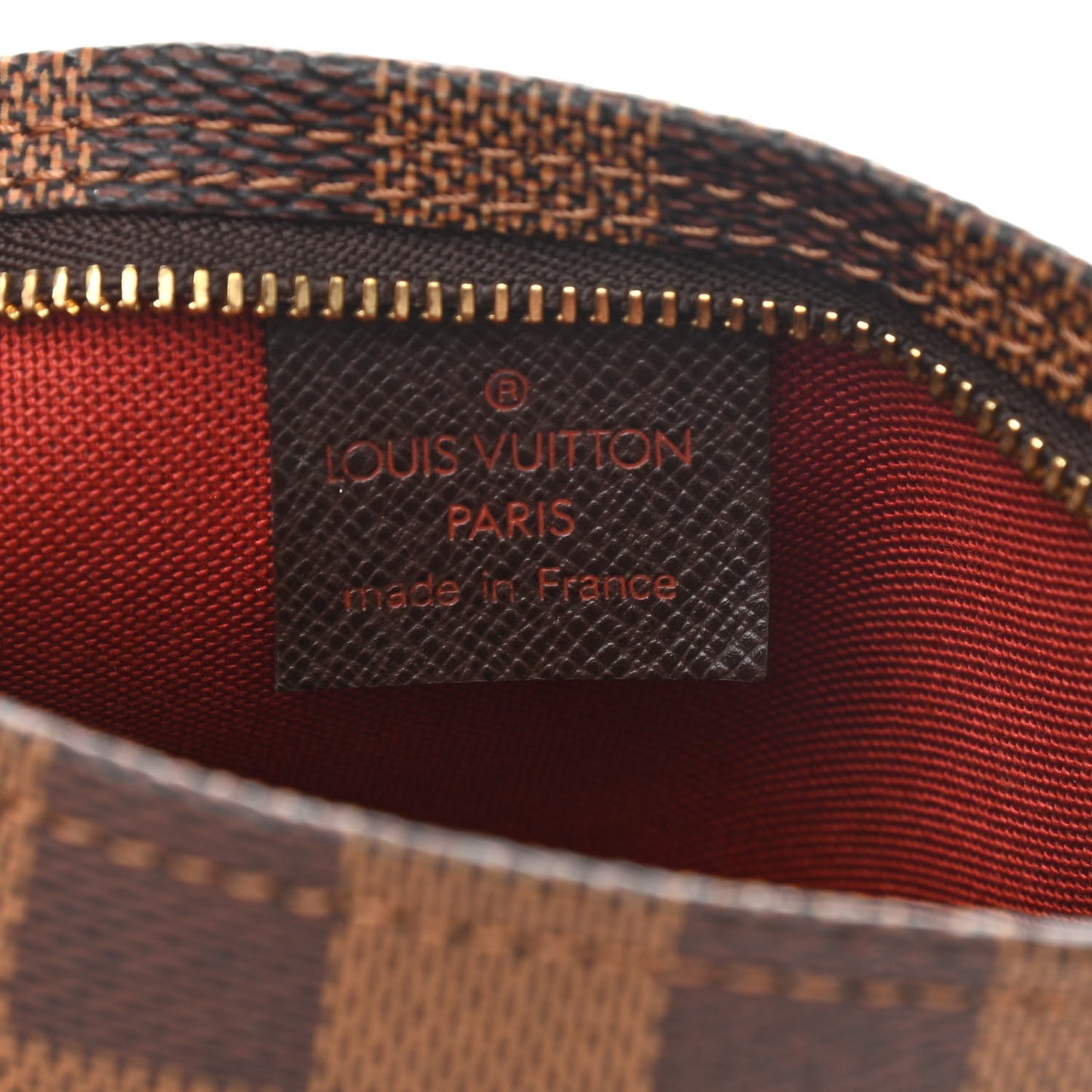 Damier Ebene Trousse Make Up Bag Pochette