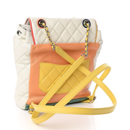 Chanel Lambskin Quilted Small Cuba Urban Spirit Backpack White 3 of 14