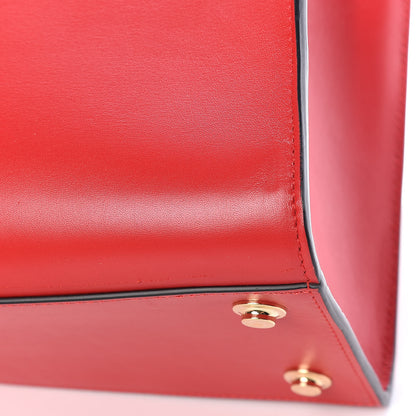 Louis Vuitton Calfskin City Steamer MM Rouge Black 16 of 18