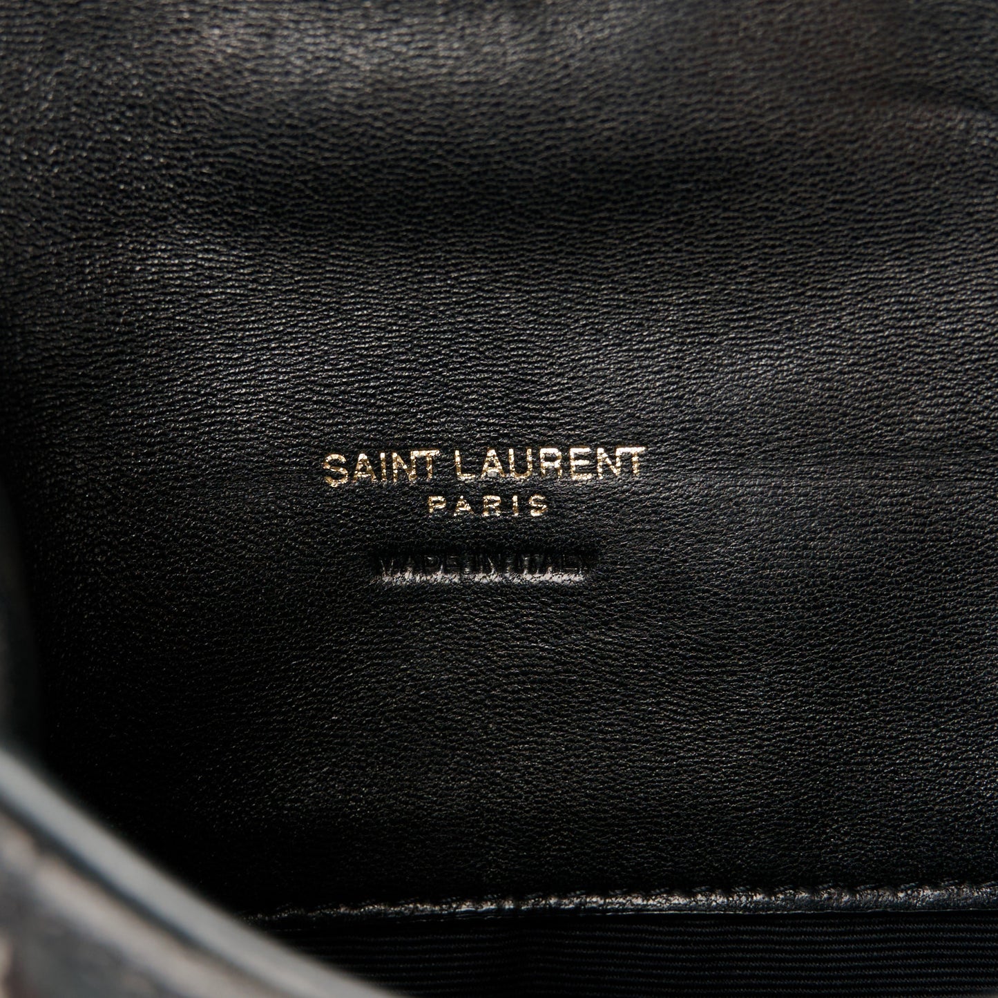 Lambskin Monogram Loulou Puffer Pouch Clutch Black