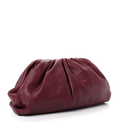 Bottega Veneta Smooth Butter Calf The Pouch Oversized Clutch Bordeaux 3 of 9