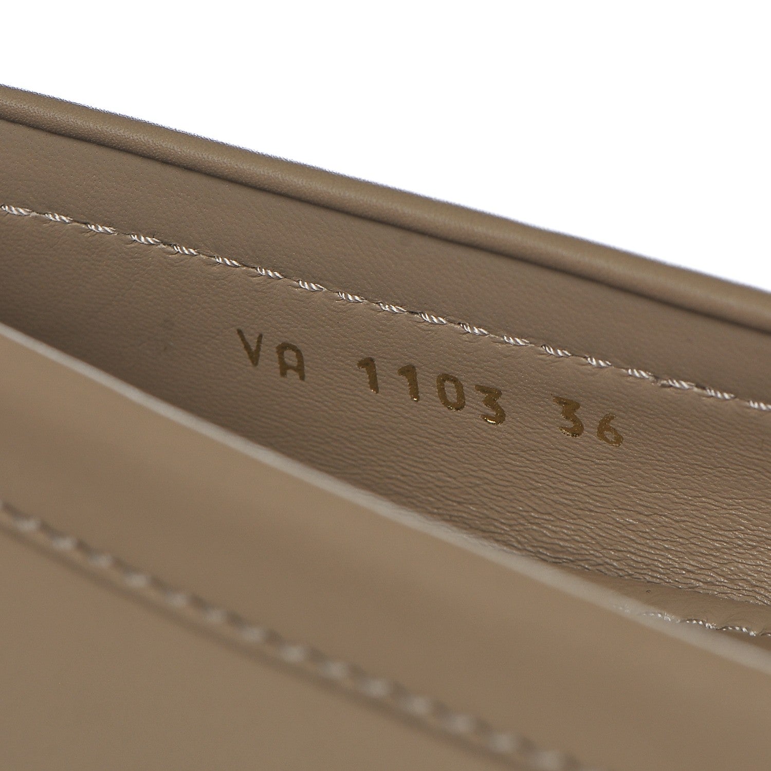 Louis Vuitton Calfskin Oxford Loafers 36 Beige White 8 of 8