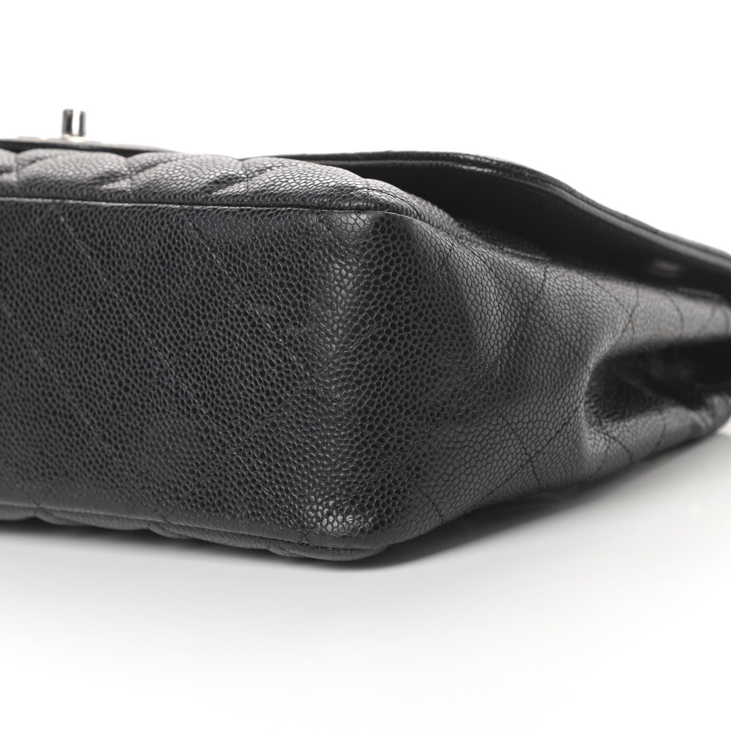 Chanel Caviar Quilted Jumbo Single Flap Black 10 of 17