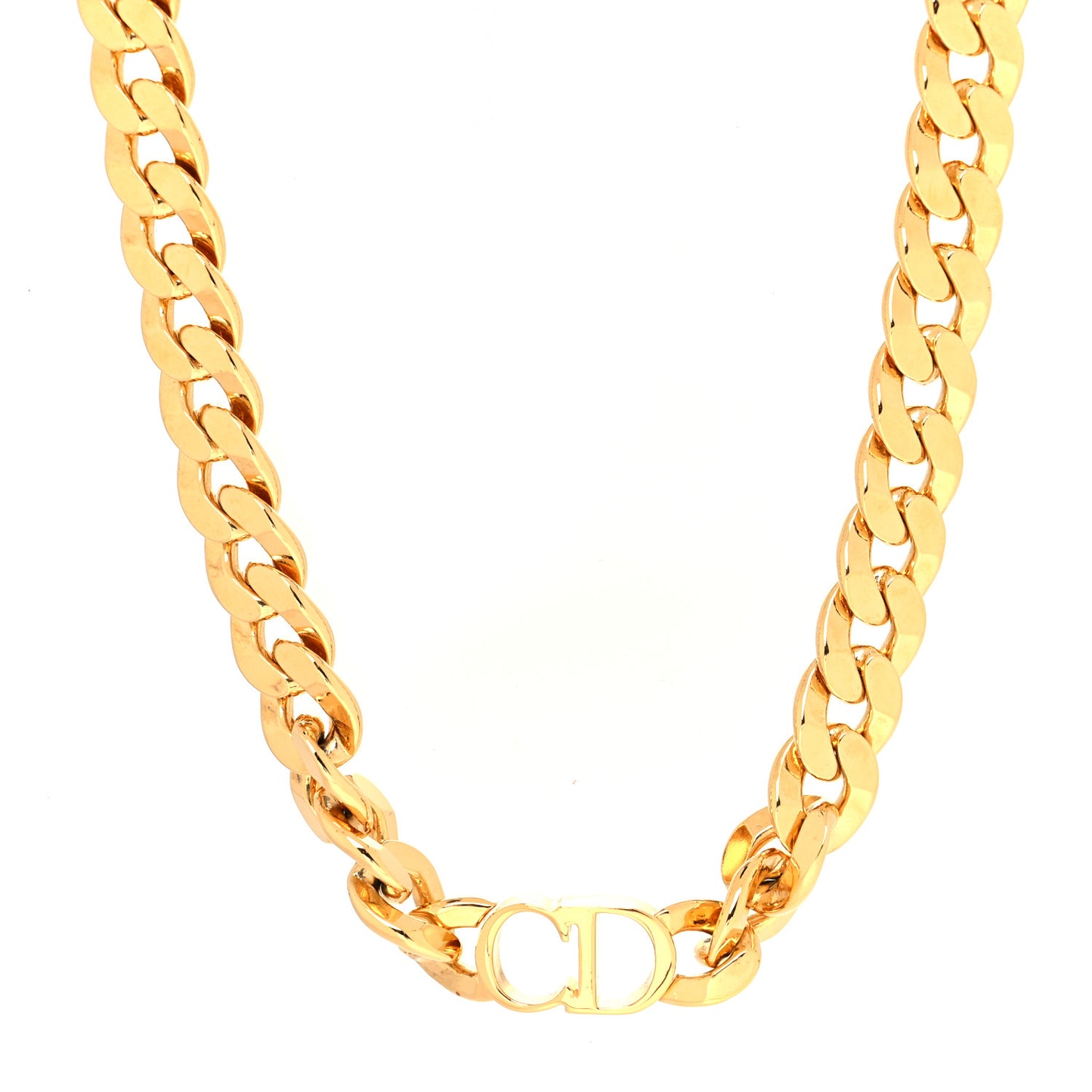 Metal Danseuse Etoile Chain Choker Necklace Gold
