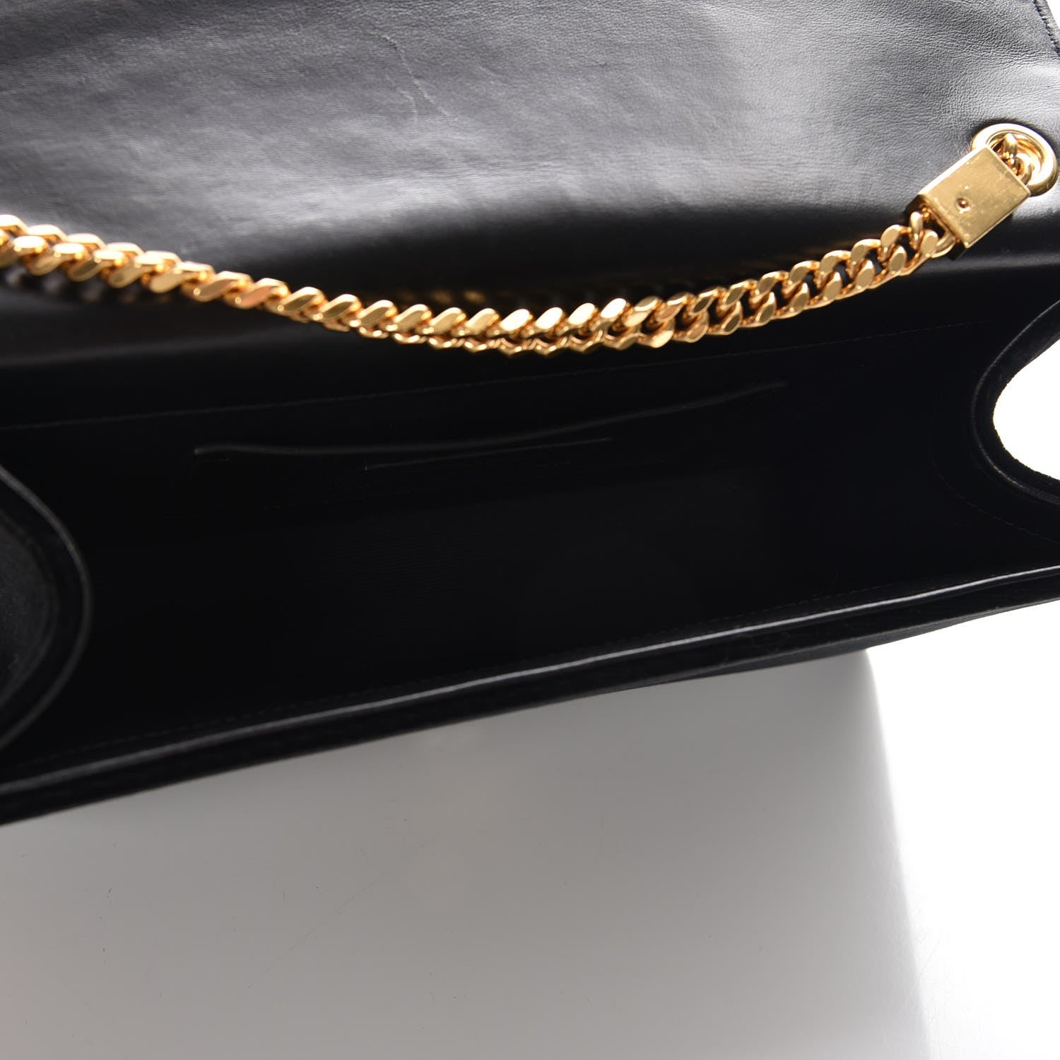 Saint Laurent Velvet Medium Monogram Kate Tassel Shoulder Bag Black 5 of 7