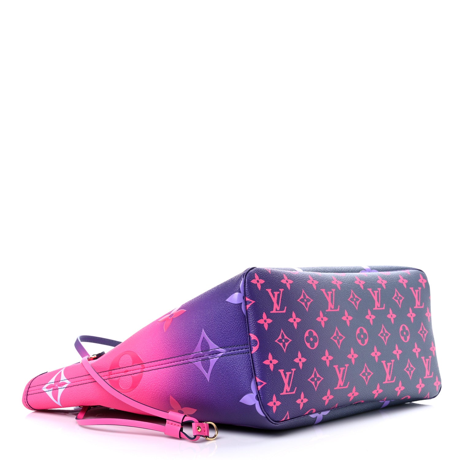 Louis Vuitton Monogram Giant Spring In The City Neverfull MM Midnight Fuchsia 5 of 9