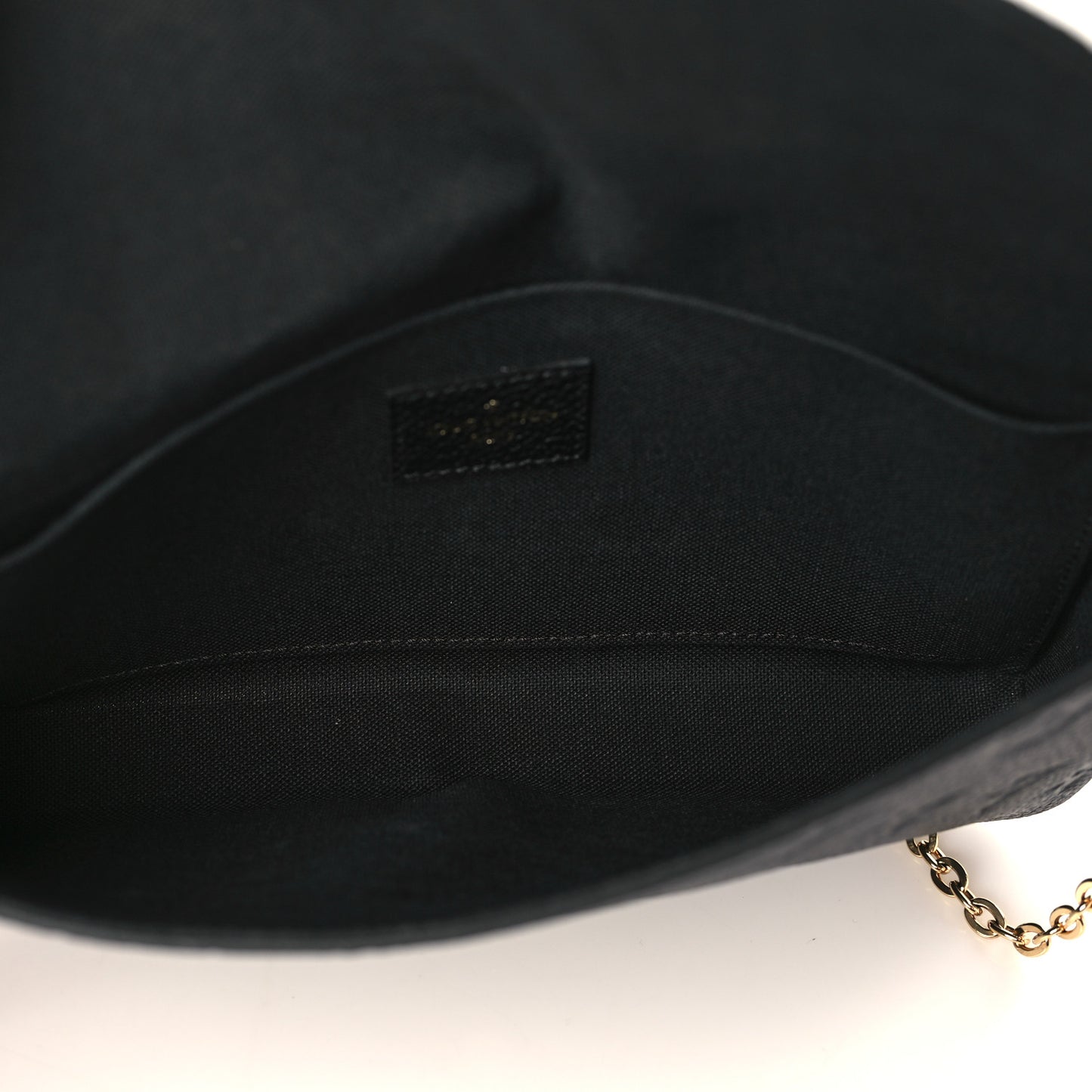 Empreinte Pochette Felicie Chain Wallet Black
