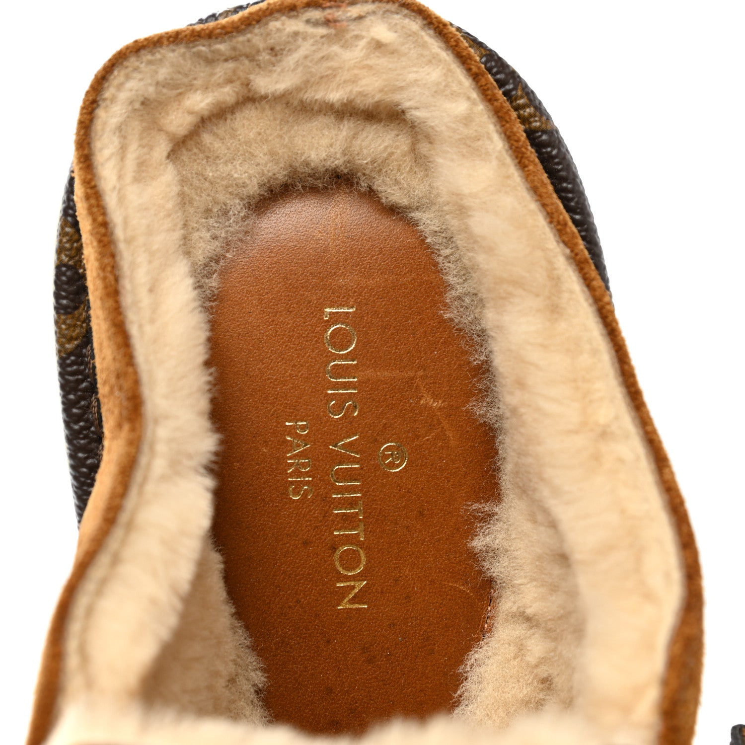 Louis Vuitton Suede Cosy Mule 6 Brown 7 of 10