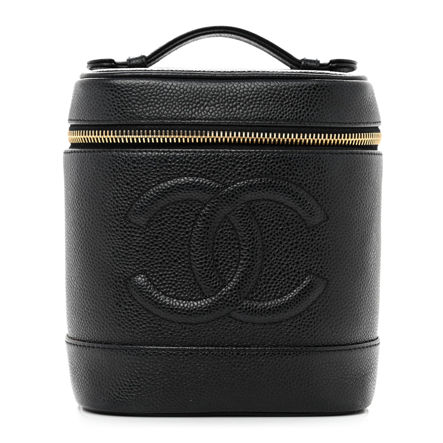 Chanel Caviar Vanity Cosmetic Case Black 1 of 8