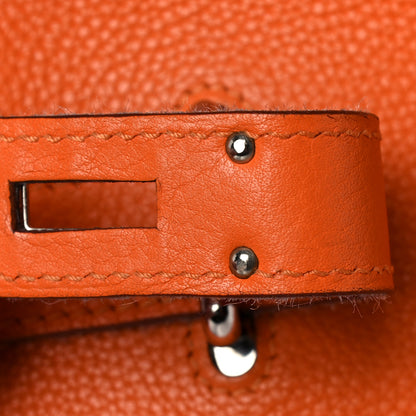 Hermes Taurillon Clemence Jypsiere 34 Orange 16 of 37