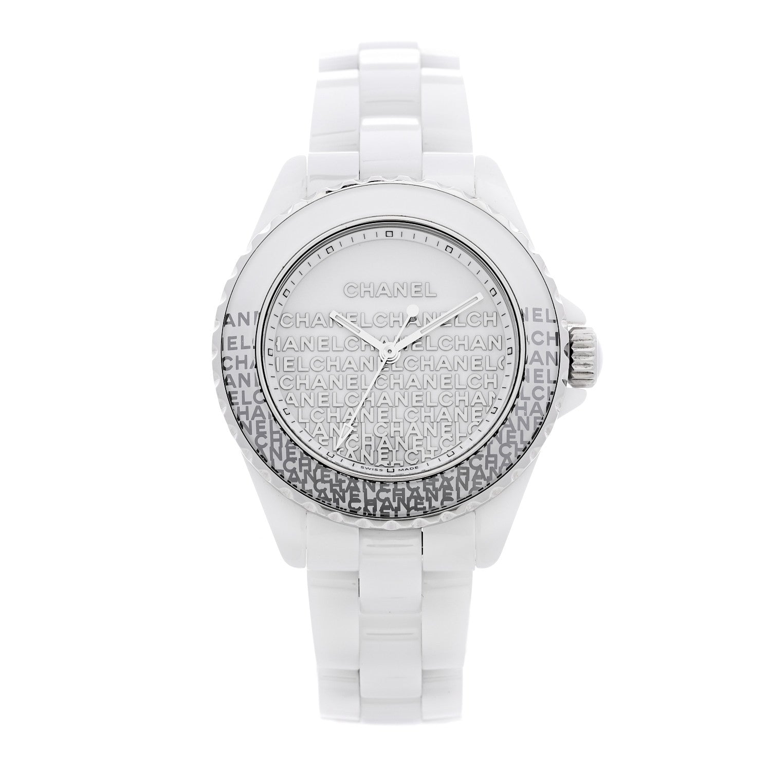 Chanel Stainless Steel Ceramic 33mm J12 Wanted de Chanel Limited Edition Quartz Watch White 1 of 5