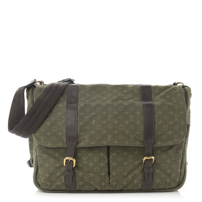 Louis Vuitton Mini Lin Sac a Langer Diaper Bag Kaki 1 of 17
