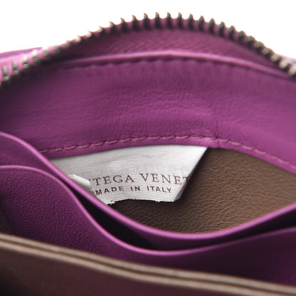 Bottega Veneta Nappa Intrecciato Zip Around Coin Purse Peony 7 of 7