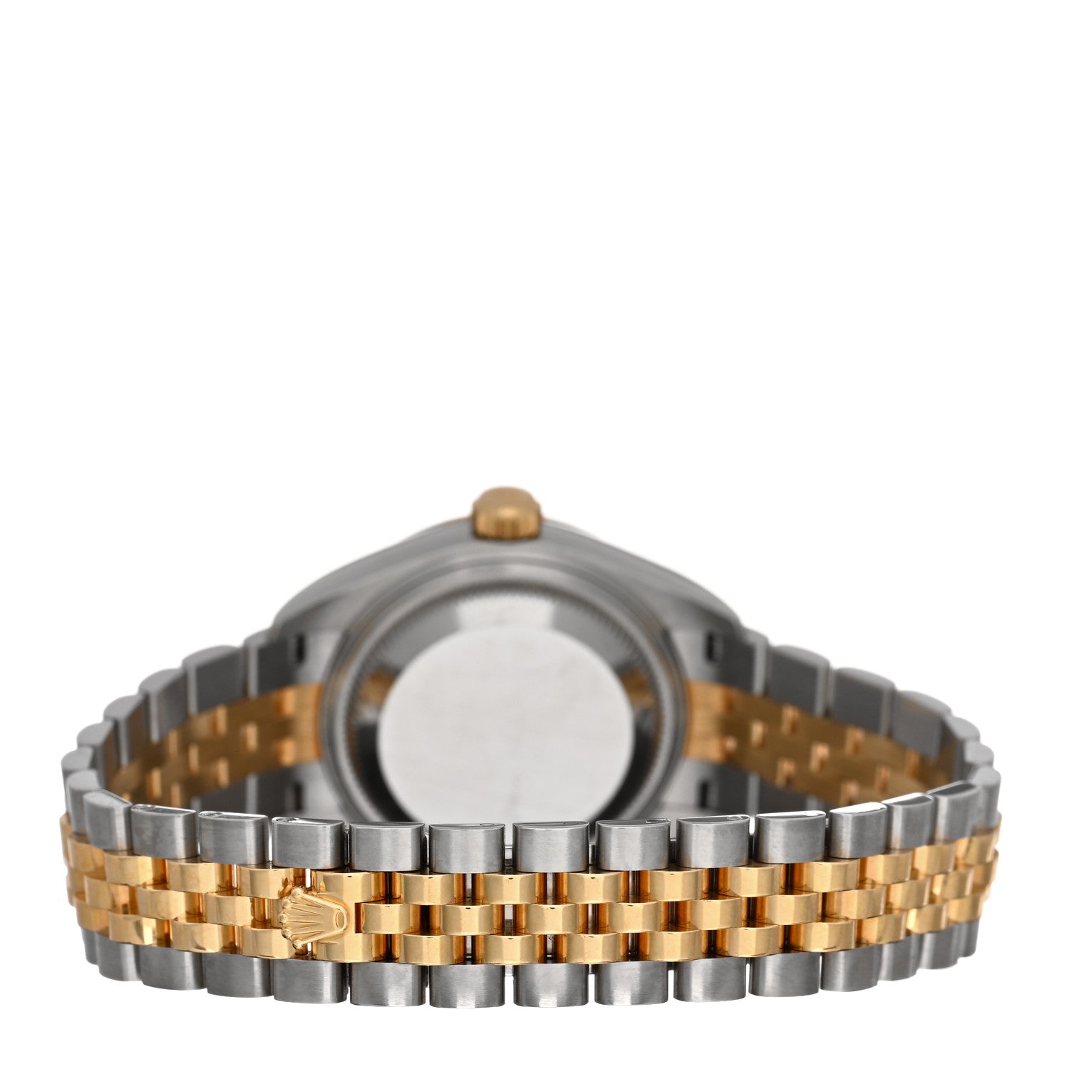 Rolex Stainless Steel 18K Yellow Gold Diamond 28mm Oyster Perpetual Datejust Watch Silver 279173 3 of 5