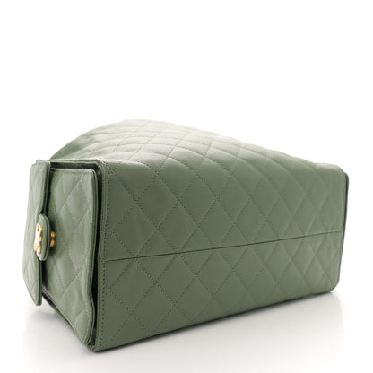 Chanel Caviar Quilted Medium Chanel 25 Handbag Khaki 5 of 11