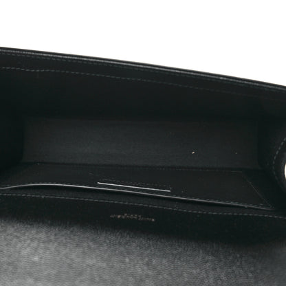 Saint Laurent Grain De Poudre Medium Classic Monogram Monochrome Kate Satchel Black 5 of 10