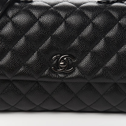 Chanel Caviar Quilted Mini Coco Handle Flap So Black 9 of 10