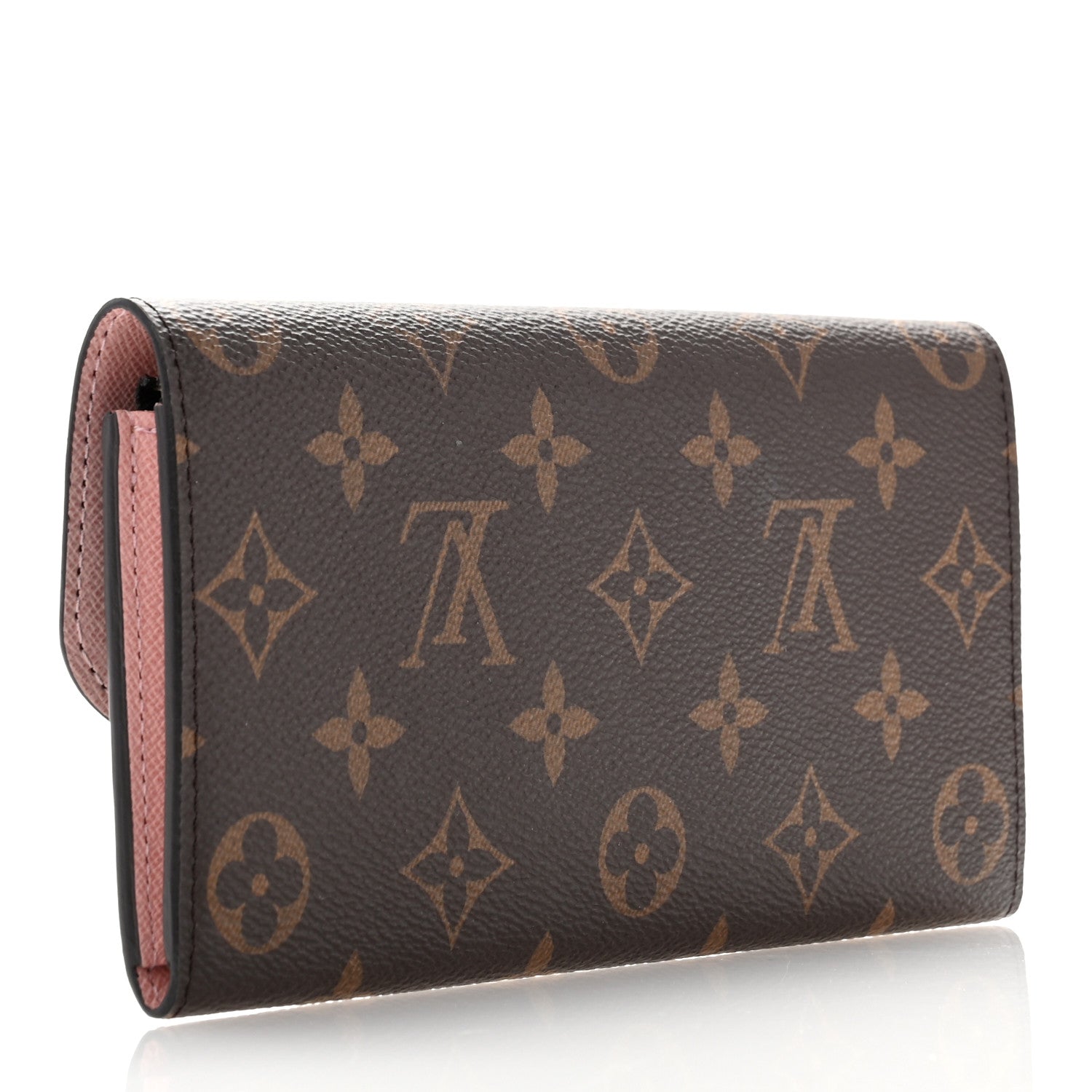 Louis Vuitton Monogram Emilie Wallet Rose Ballerine 3 of 7