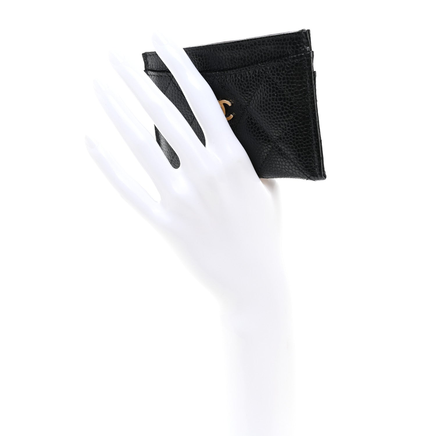 Chanel Caviar Quilted Card Holder Black 2 of 9