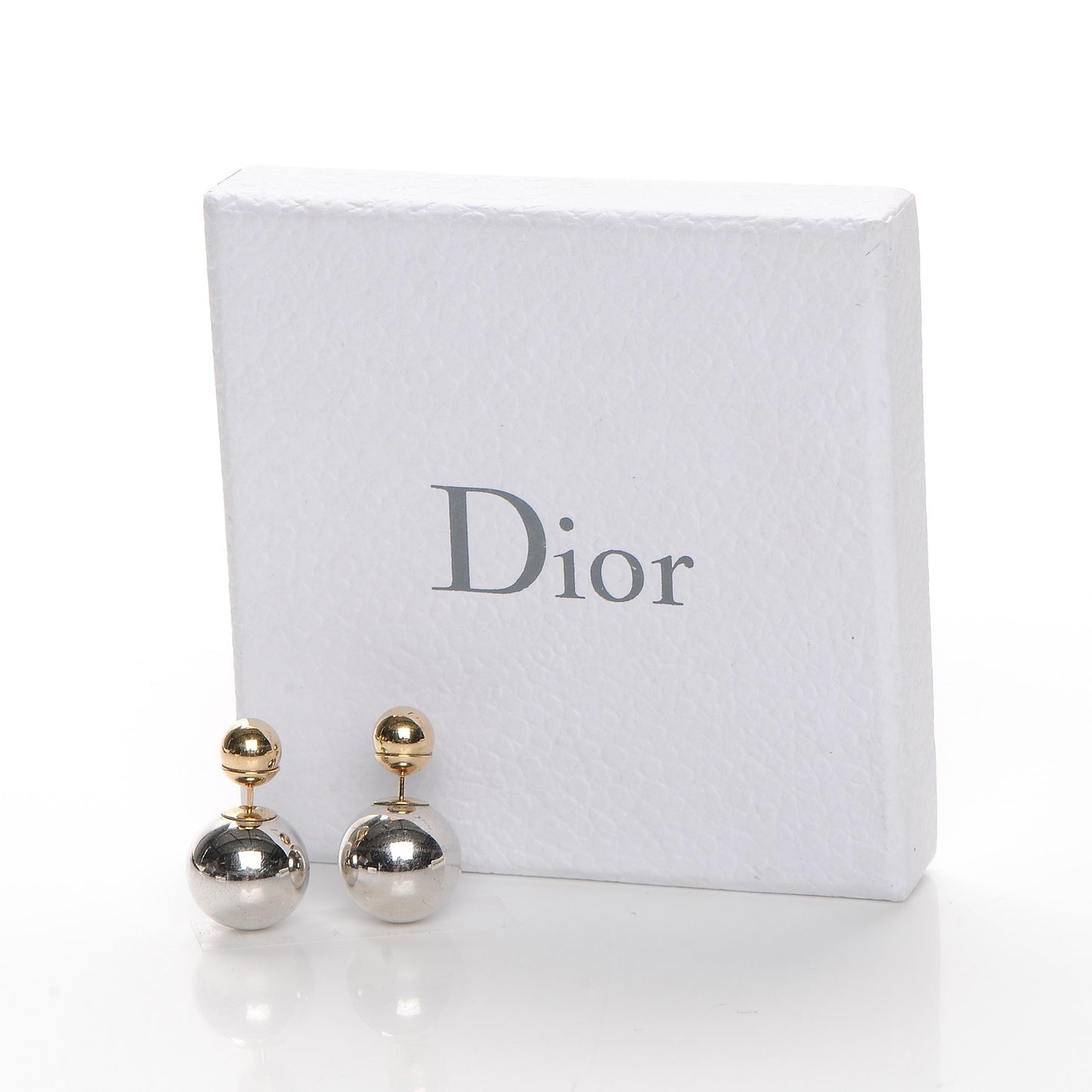 Mise En Dior Tribal Earrings Silver Gold